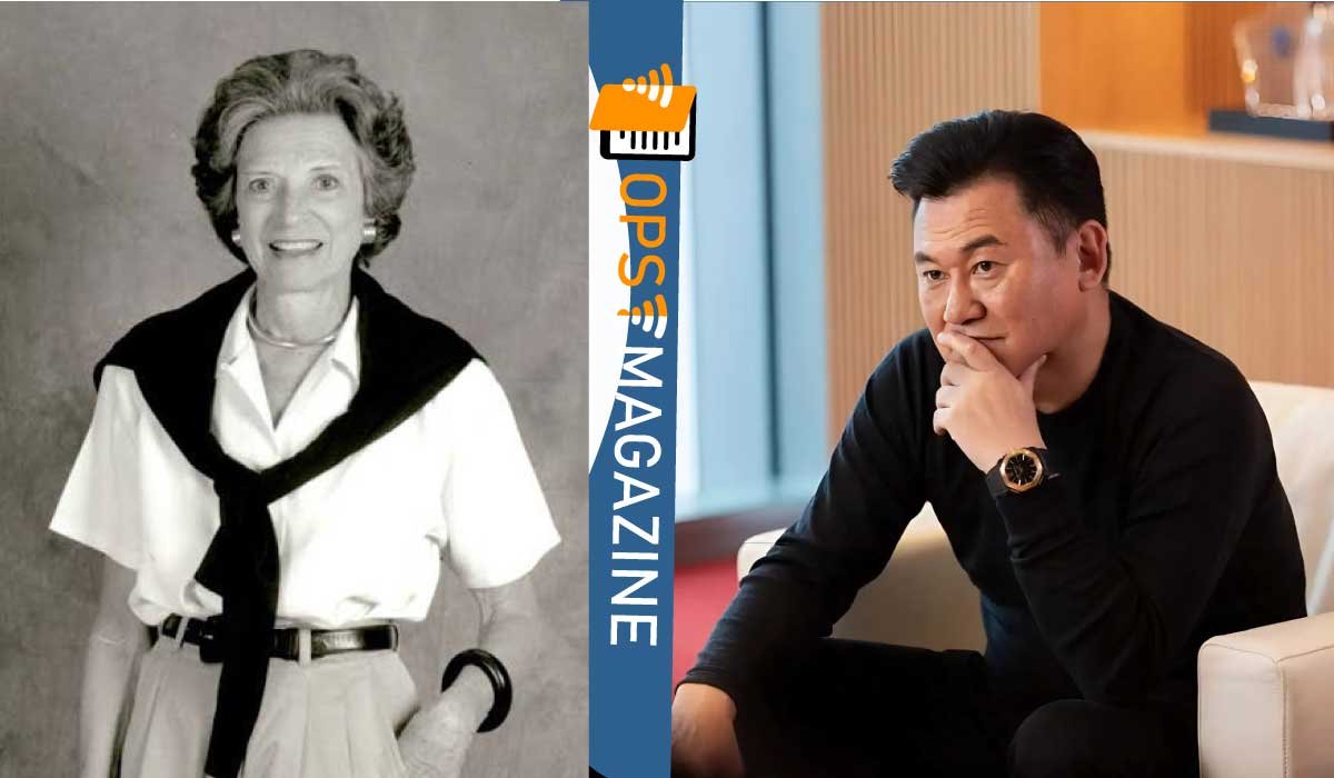 Doris Fisher and Hiroshi Mikitani