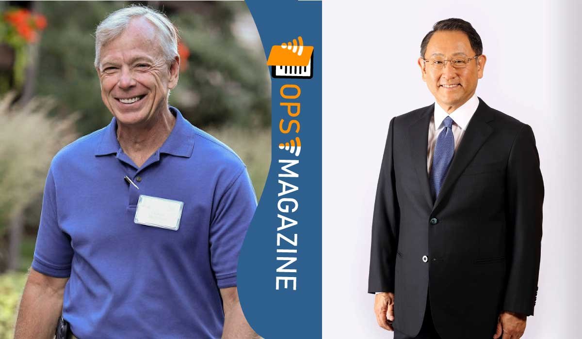 Lowell McAdam and Akio Toyoda