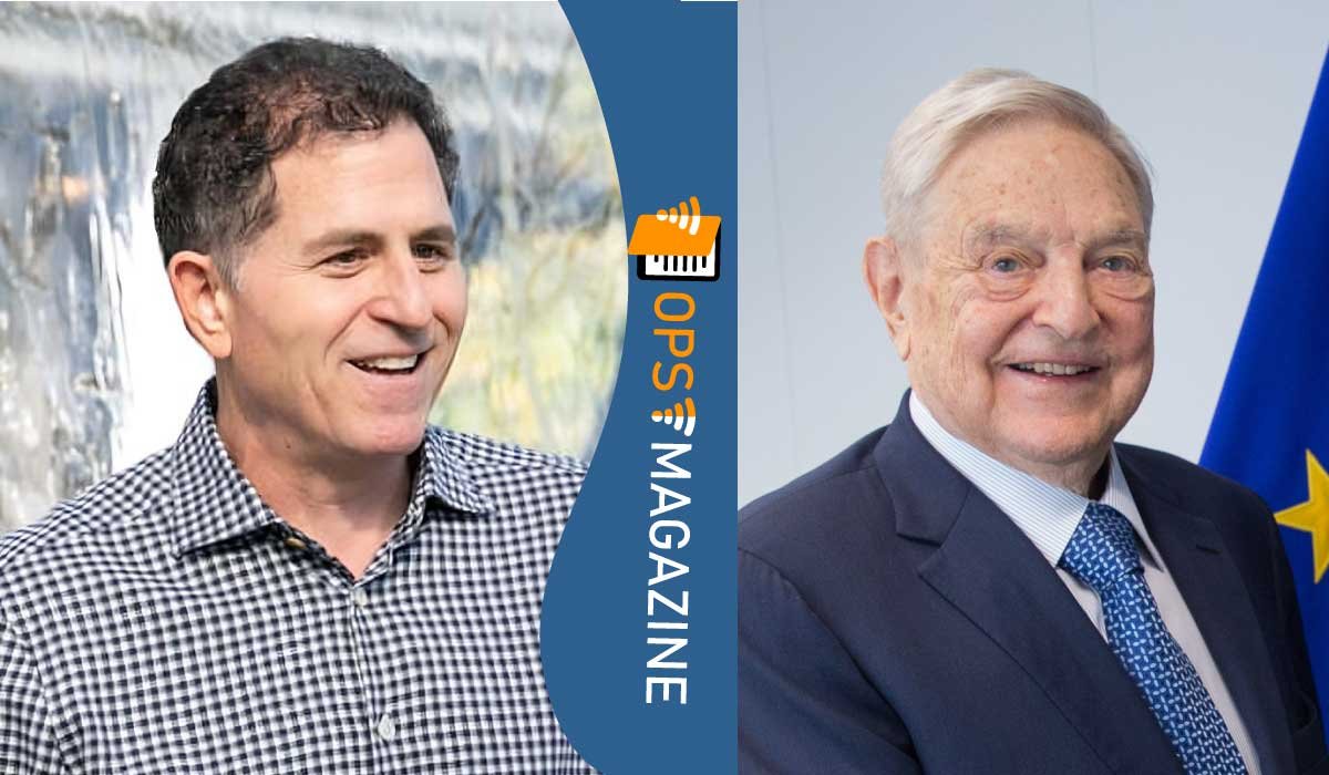 Michael Dell and George Soros
