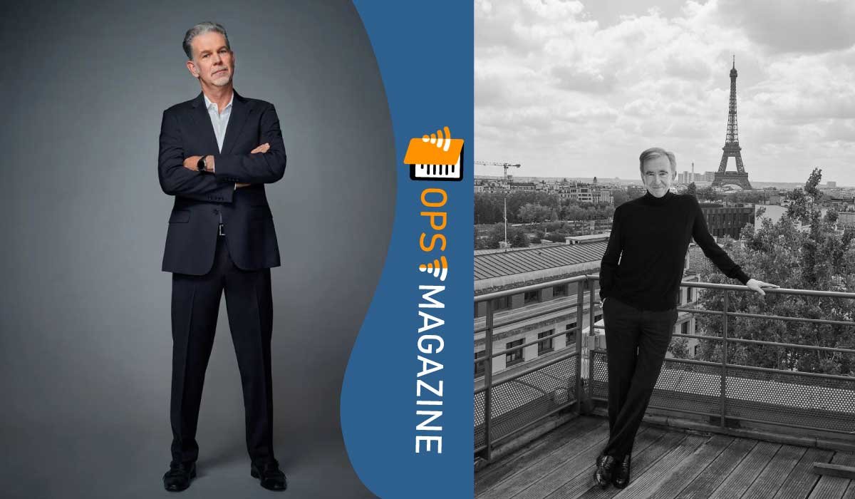 Reed Hastings and Bernard Arnault