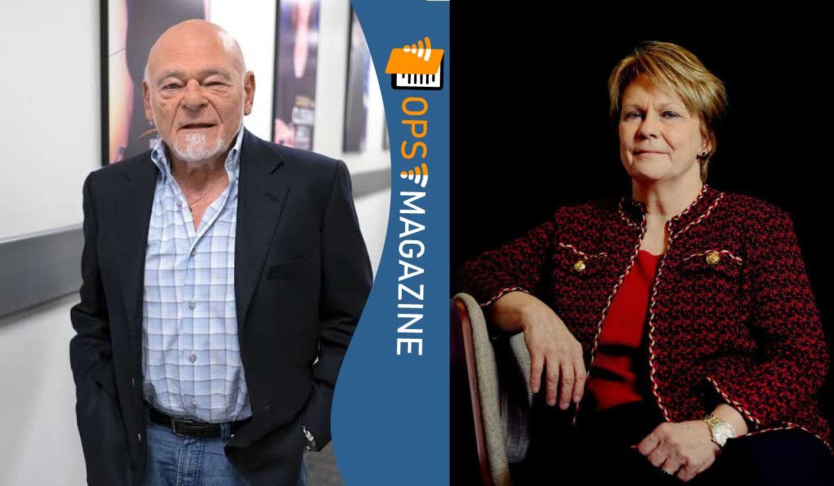 Sam Zell and Vicki Hollub