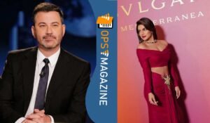Jimmy Kimmel and Priyanka Chopra