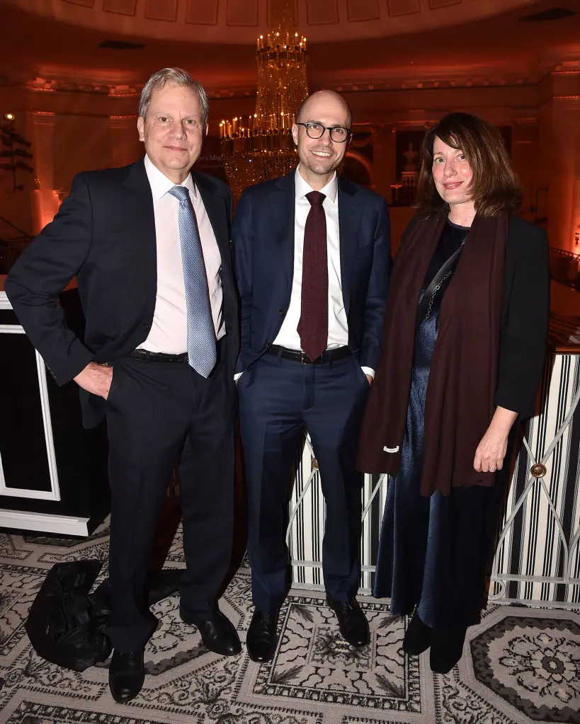 Vas Narasimhan and Arthur Sulzberger Jr